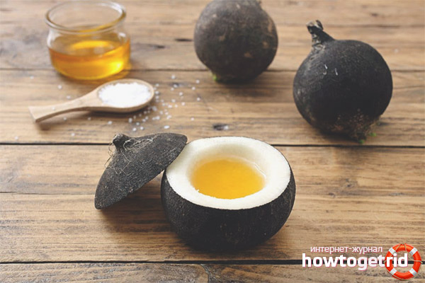 Traditional medicine recipes with black radish