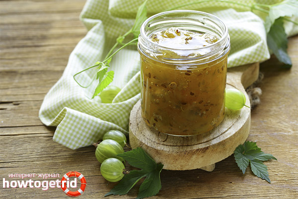 How to cook gooseberry jam