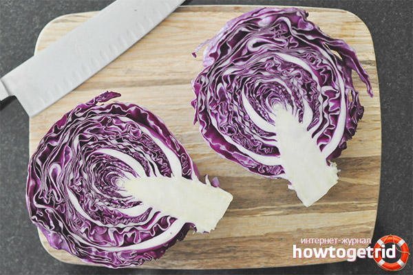 The benefits of red cabbage for diet